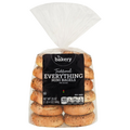 Stop & Shop The Bakery Traditional Mini Everything Pre-Sliced Bagels 12 ct