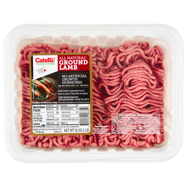 Catelli Bros All Natural Ground Lamb Fresh