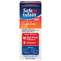 Safetussin Max Strength Multi-Sympton Cough Cold & Flu Syrup Cherry Menthol