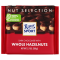 Ritter Sport Dark Chocolate Candy Bar with Whole Hazelnuts