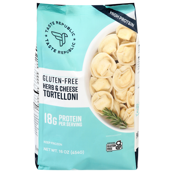 Taste Republic Gluten Free 18g Protein Herb & Cheese Tortelloni Frozen
