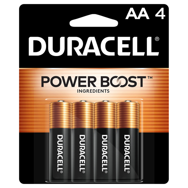 Duracell Power Boost 1.5 V Alkaline Batteries Size AA