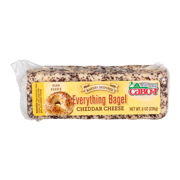 Save On Cabot Cheddar Cheese Everything Bagel Chunk Order Online