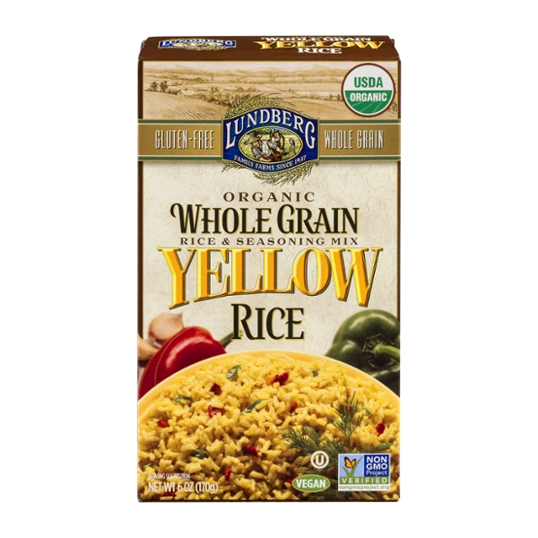 Save on Lundberg Whole Grain Rice & Seasoning Mix Yellow Organic Order