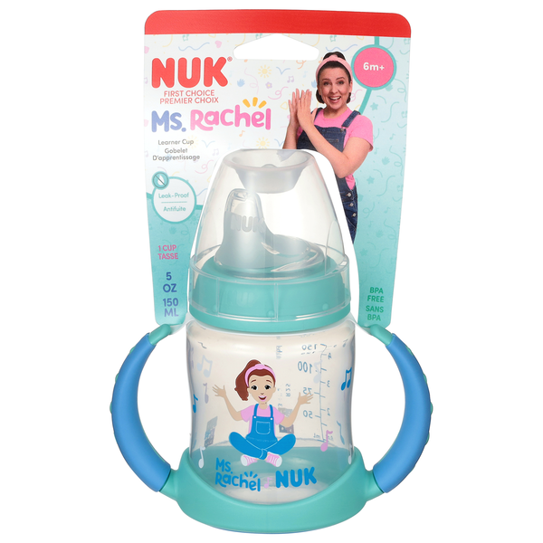 NUK First Choice Ms. Rachel Learner Cup 5 oz 6m+
