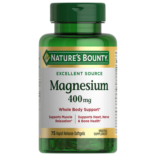 Nature's Bounty Magnesium 400 mg Softgels