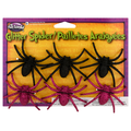 Fun World Glitter Spiders Black & Purple