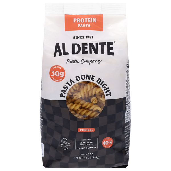 Al Dente 30g Protein Fusilli Pasta