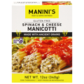 Manini's Gluten Free Spinach & Cheese Manicotti Frozen