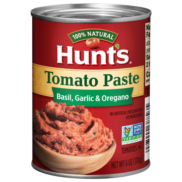 Hunt's 100% Natural Tomato Paste with Basil Garlic & Oregano