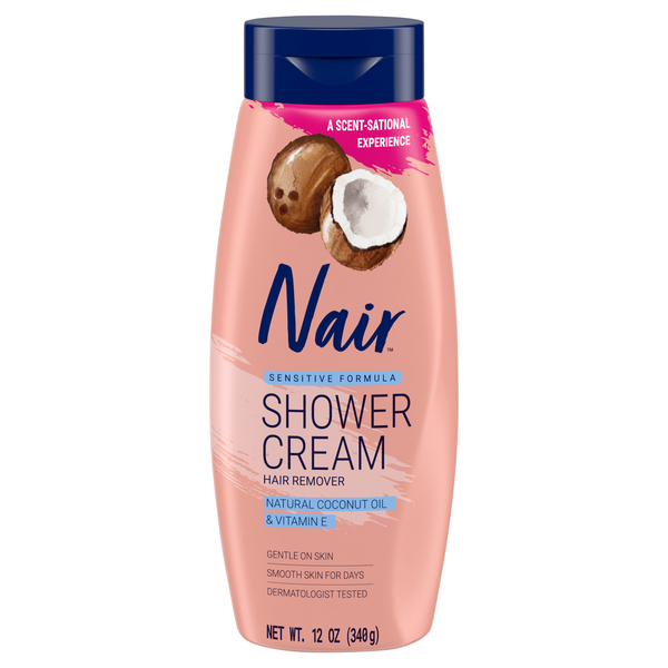Nair Hair Remover Sensitive Formula Shower Power with Coconut Oil