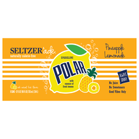 Polar Pineapple Lemonade Sparkling Seltzer Water'ade - 8 pk