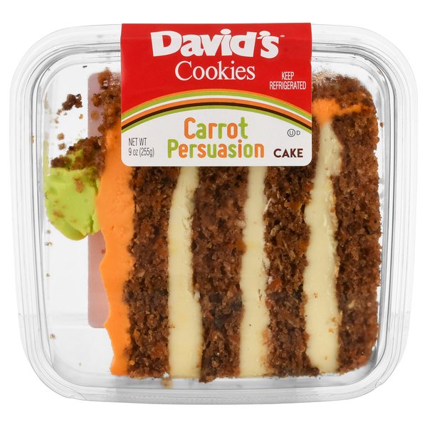 David's Cookies Carrot Persuasion Cake Refrigerated