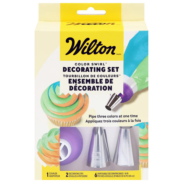 Wilton Color Swirl Decorating Set with Bags & Tips
