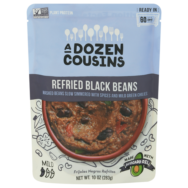 A Dozen Cousins Refried Black Beans Microwave