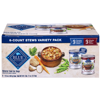 Blue Buffalo Natural Grain Free Stews Variety Pack Wet Dog Food - 6 ct