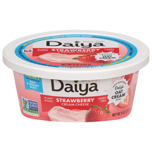 Daiya Dairy Free Plant-Based Strawberry Oat Cream Cheese