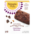 Simple Mills Gluten Free Soft Chocolate Brownie Almond Flour Bars - 5 ct
