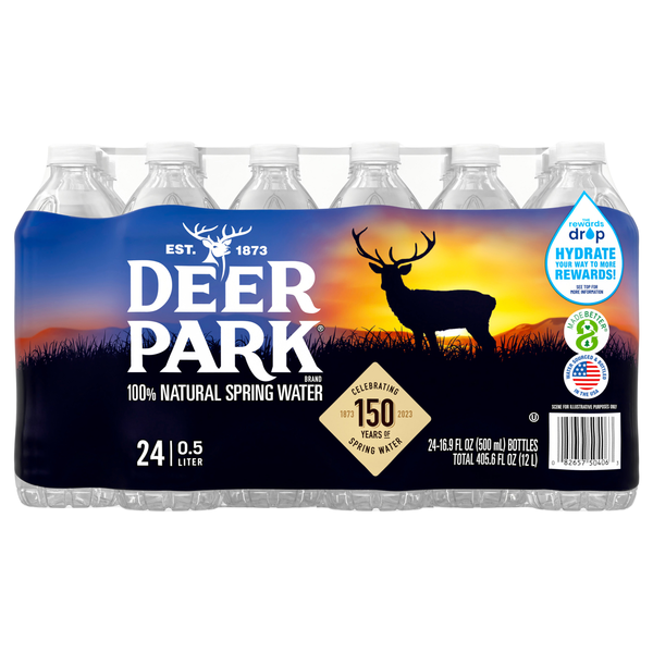 Deer Park 100% Natural Spring Water - 24 pk