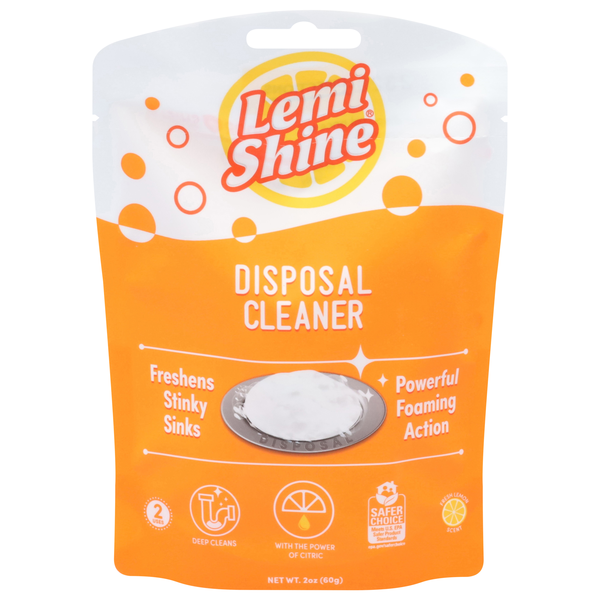 Lemi Shine Fresh Lemon Scent Disposal Cleaner