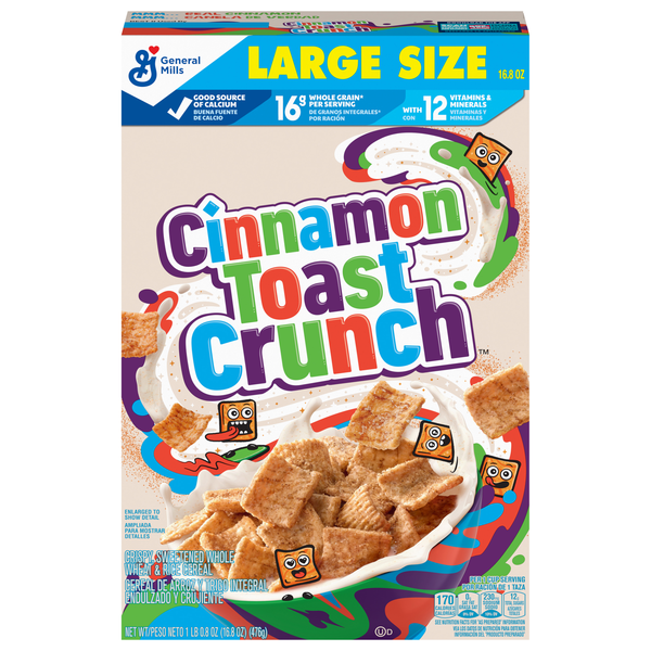 Cinnamon Toast Crunch Cinnamon Cereal Large Size
