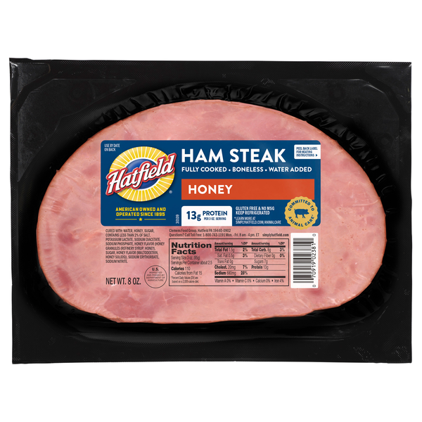 Hatfield Fully Cooked Boneless Honey Ham Steak