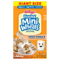 Kellogg's Frosted Mini Wheats Original High Fiber Whole Grain Cereal Giant
