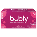 bubly Raspberry Sparkling Water - 8 pk
