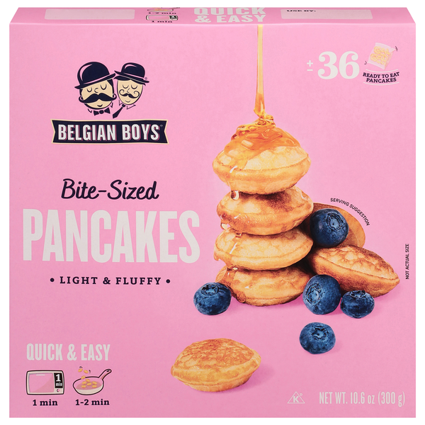 Belgian Boys Bite-Sized Pancakes - 36 ct