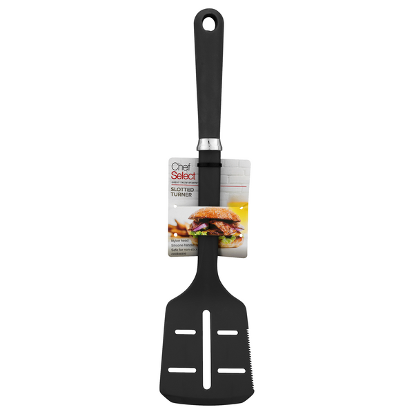 ChefSelect Turner Slotted Black