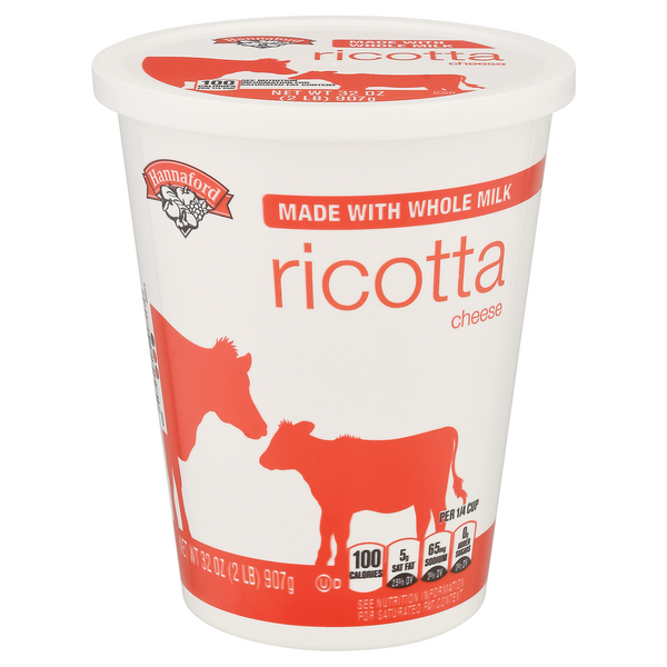 Hannaford Whole Milk Ricotta Cheese