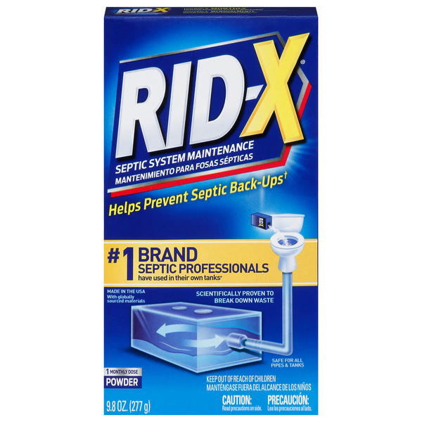 Rid-X 1-Month Septic System Maintenance Powder