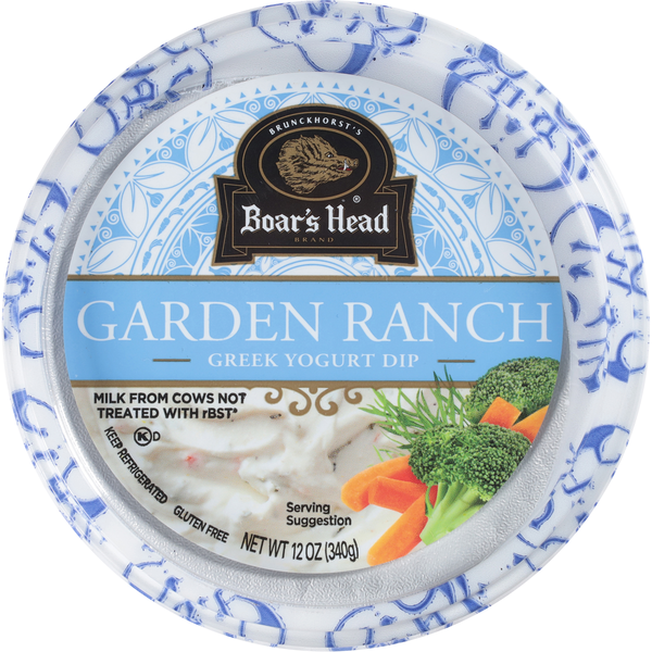 Boar's Head Gluten Free Garden Ranch Greek Yogurt Dip