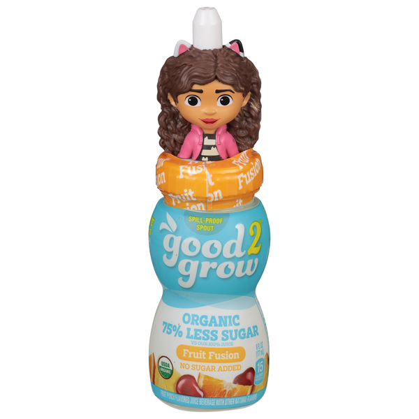 good2grow Juice Beverage Fruit Fusion 75% Less Sugar Organic