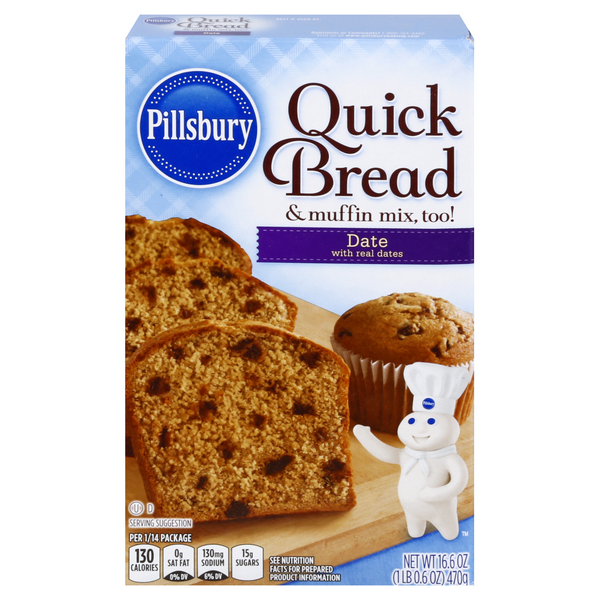 Pillsbury Date Quick Bread & Muffin Mix