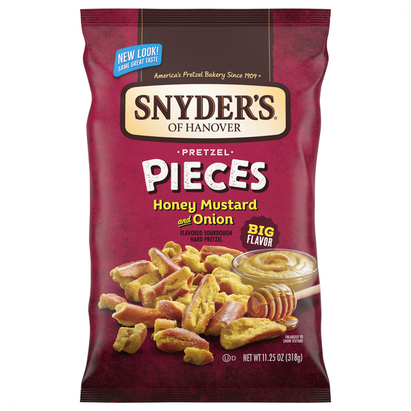 Snyder's of Hanover Honey Mustard & Onion Flavored Pretzel Pieces