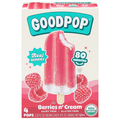 GoodPop Gluten & Dairy Free Berries n' Cream Pops - 4 ct Frozen
