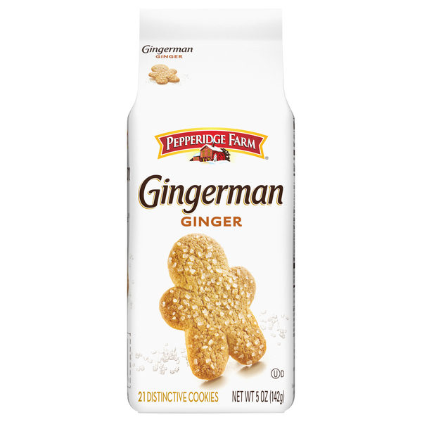 Pepperidge Farm Gingerman Cookies Ginger - 21 ct