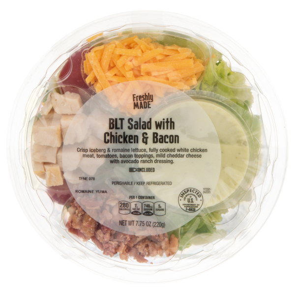Hannaford BLT Salad with Chicken & Bacon