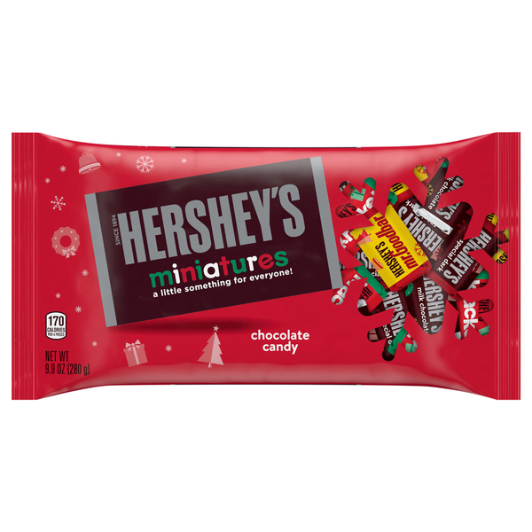 Hershey's Chocolate Christmas Candy Bar Miniatures