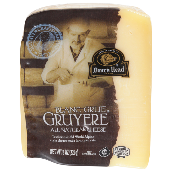 Boar's Head Blanc Grue Gruyere Cheese Block