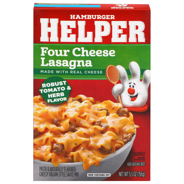 Hamburger Helper Four Cheese Lasagna