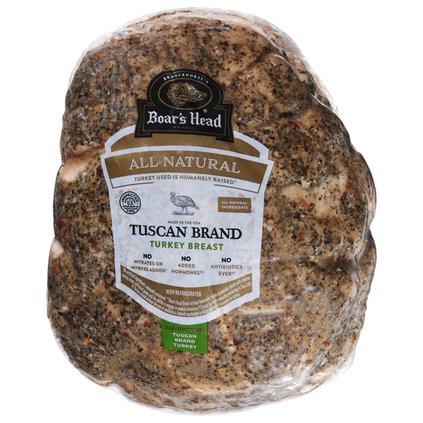 Boar's Head Deli Natural Tuscan Brand Roasted Turkey Breast (Reg Sliced)
