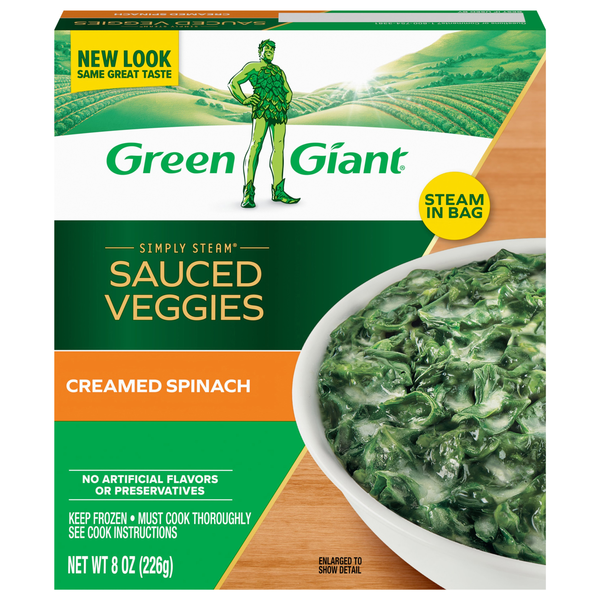 Green Giant Simply Steam Sauced Creamed Spinach Frozen