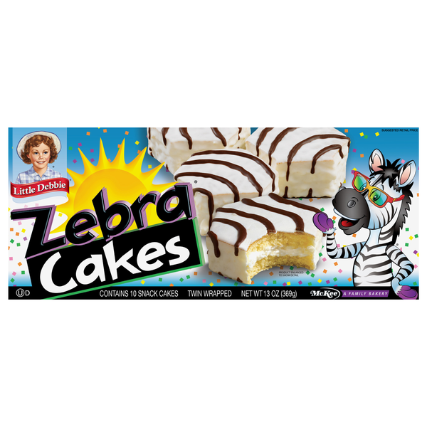 Little Debbie Zebra Snack Cakes - 10 ct