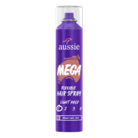 Aussie Mega Flexible Hair Spray for Curly Straight & Wavy Hair