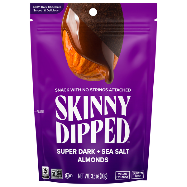 Skinny Dipped Almonds Super Dark + Sea Salt