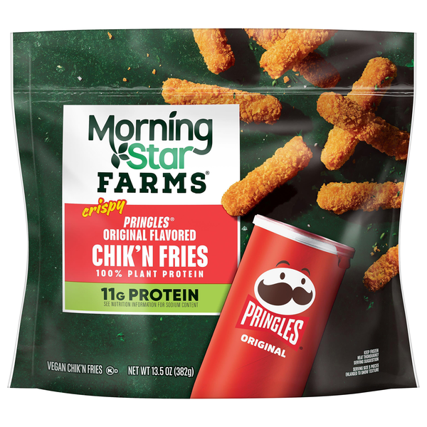 MorningStar Farms Plant-Based Vegan Original Pringles Chik'n Fries Frozen