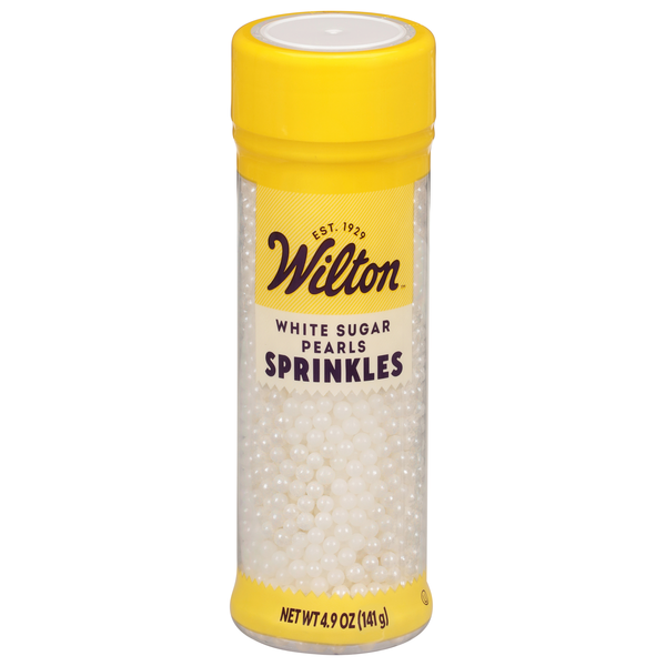 Wilton White Sugar Pearls Sprinkles
