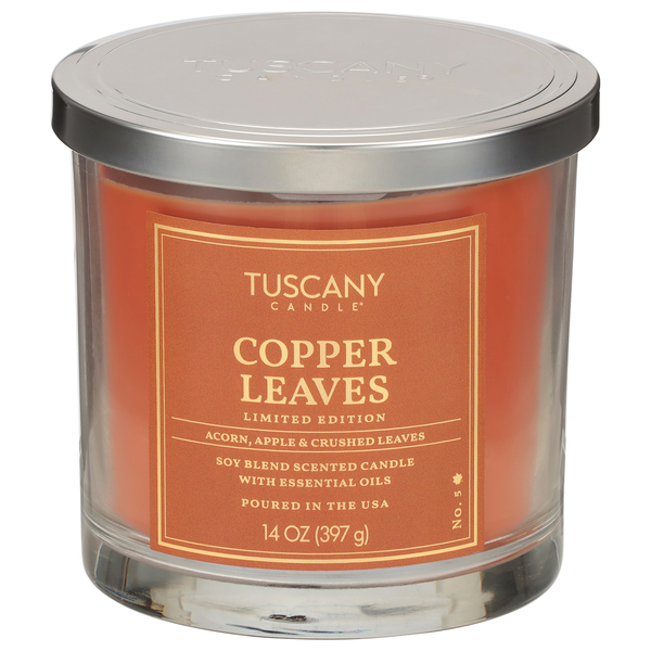 Tuscany Candle Soy Blend Copper Leaves